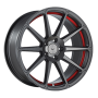 Jante aluminium Barracuda Project 2.0, 10,5x20 ET40 5x120 72,6, mattgunmetal/ undercut Colour Trim rot