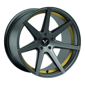 Jante aluminium Barracuda Virus, 10,5x20 ET15 5x120 72,6, gunmetal/ undercut Colour Trim gelb