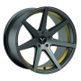Jante aluminium Barracuda Virus, 10,5x20 ET15 5x120 72,6, gunmetal/ undercut Colour Trim gelb