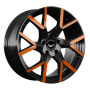 Jante aluminium Barracuda Tzunamee Evo, 9x20 ET40 5x108 73,1, black gloss flashorange