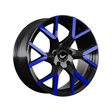 Jante aluminium Barracuda Tzunamee Evo, 9x20 ET40 5x114,3 73,1, black gloss flashblue