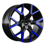 Jante aluminium Barracuda Tzunamee Evo, 9x20 ET40 5x114,3 73,1, black gloss flashblue