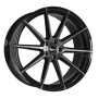 Jante aluminium Barracuda Project 2.0, 10,5x21 ET40 5x114,3 73,1, higloss-black brushed surface
