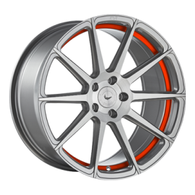 Jante aluminium Barracuda Project 2.0, 10,5x21 ET35 5x112 73,1, silver brushed/ undercut Colour Trim rot