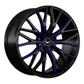 Jante aluminium Barracuda Project 3.0, 10x20 ET18 5x112 66,6, black gloss flashblue