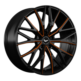 Jante aluminium Barracuda Project 3.0, 10x20 ET18 5x112 66,6, black gloss flashorange
