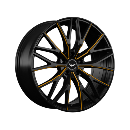 Jante aluminium Barracuda Project 3.0, 10x20 ET18 5x112 66,6, black gloss flashgold