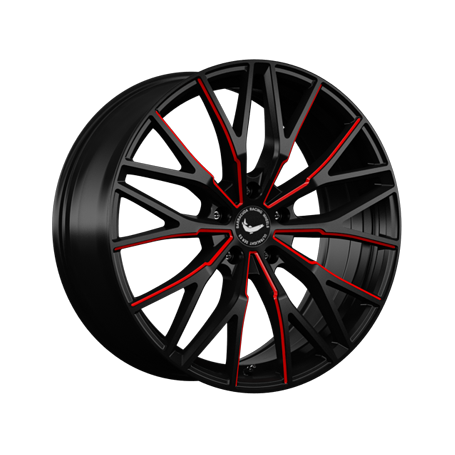 Jante aluminium Barracuda Project 3.0, 10x20 ET18 5x112 66,6, black gloss flashred