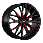 Jante aluminium Barracuda Project 3.0, 10x20 ET18 5x112 66,6, black gloss flashred