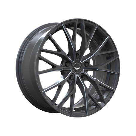 Jante aluminium Barracuda Project 3.0, 10x20 ET18 5x112 66,6, mattblack Puresports gefräst