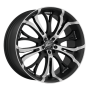 Jante aluminium Barracuda Tzunamee, 7,5x17 ET35 4x100 73,1, mattblack-polished