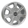 Jante aluminium Borbet CH, 7,5x17 ET52 6x130 84,1, crystal silver