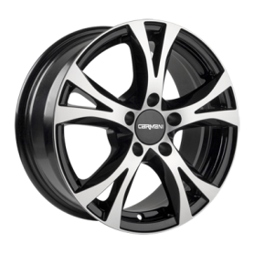 Jante aluminium Carmani 9 Compete, 6,5x15 ET45 5x114,3 72,6, black polish