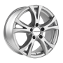 Jante aluminium Carmani 9 Compete, 7x16 ET38 5x114,3 72,6, kristallsilber
