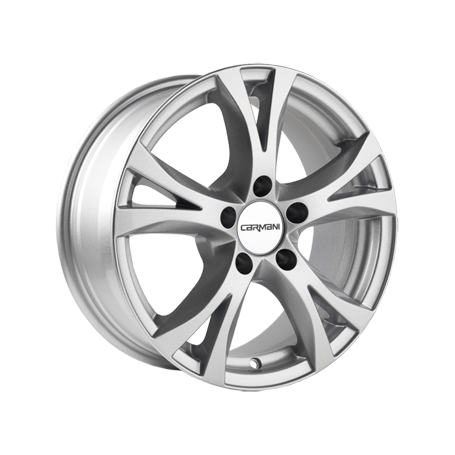 Jante aluminium Carmani 9 Compete, 8x18 ET45 5x114,3 72,6, kristallsilber
